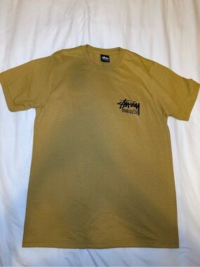 Stussy Chapter Tee Honolulu Curry Color Sz Small Brand New